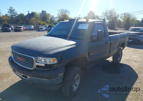 2001 GMC Sierra 2500Hd Sl from USA, damaged, VIN 1GTHC24151E315227